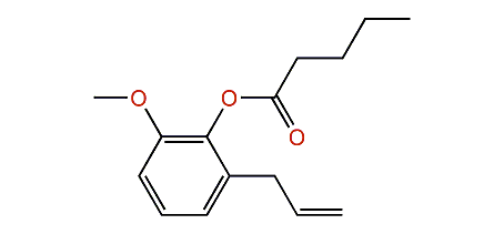 2-Allyl-6-methoxyphenyl pentanoate